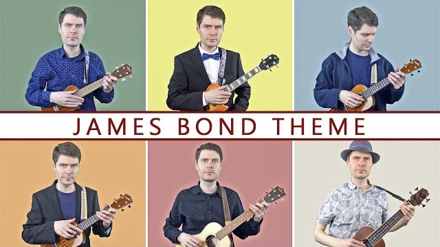 Read more about the article James Bond Theme (Monty Norman) on Multiple Ukuleles!